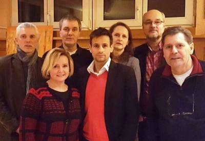 Neuer Vorstand 2017
vlnr: Henryk Pilz, Petra Müllenbach, André Organiska, Dr. Daniel Rosentreter, Karla Wulff, Christian Förster, Manfred Nörenberg